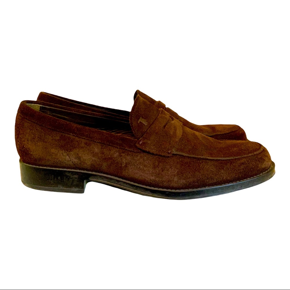 Tod’s Classic Penny Loafer in Chocolate Suede Size UK 10 XXM80B0BR30HSES804